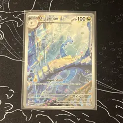 Pokemon TCG Dragonair Illustration Rare 181/165 Scarlet & Violet 151 - Image 1