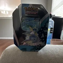 Pokemon Eevee Evolutions Tin Vaporeon Flareon Jolteon TCG Promo Standard Size - Image 1