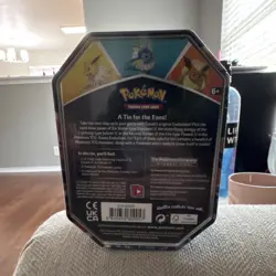Pokemon Eevee Evolutions Tin Vaporeon Flareon Jolteon TCG Promo Standard Size - Image 3