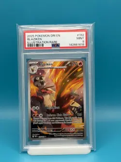 PSA 9 - 2025 POKEMON DRI EN BLAZIKEN ILLUSTRATION RARE - Image 1