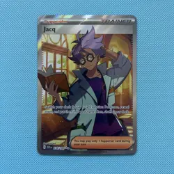 Pokemon TCG - Jacq 236/198 Scarlet & Violet - Full Art Holo - NM - Image 1