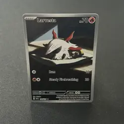 Pokemon Larvesta 196/191 Illustration Rare Surging Sparks SSP EN NM - Image 1