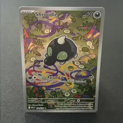 Shroodle 149/132 Pokemon TCG Mega Evolution Illustration Rare Holo Mint / NM - Image 1