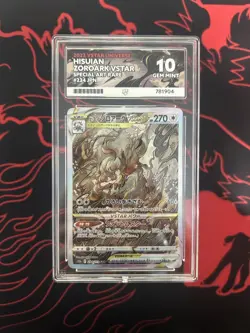 Pokemon TCG Japanese Hisuian Zoroark VSTAR 234/172 ACE 10 - Image 1