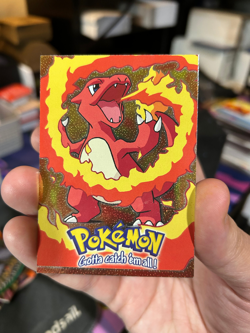Charmeleon Foil Topps Pokemon The Movie Foil E5 Black Logo - Image 3