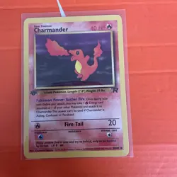 Pokemon TCG Charmander 50/82 1st Edition Team Rocket Common WOTC 1999 Vintage - Image 1