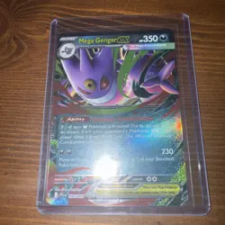 Mega Gengar EX 125 Ascended Heroes NM Pokemon Full Art Double Rare Holo - Image 1