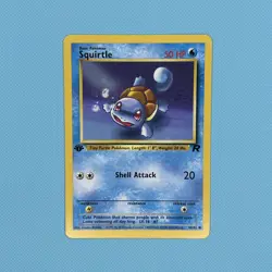Squirtle 1st Edition Team Rocket 68/82 WOTC Vintage Pokemon - Image 1