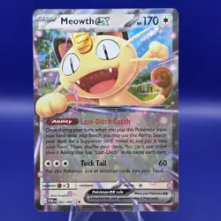 Meowth ex 062/088 Perfect Order Double Rare Holo Pokemon NM - Image 1