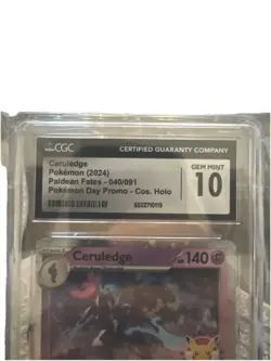 Pokemon TCG - CGC Pristine 10 Ceruledge 40/91 - 2024 Pokemon Day Promo - Image 2