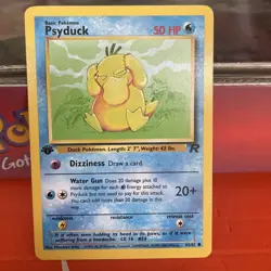 Pokemon TCG Psyduck 65/82 1st Edition Team Rocket Common WOTC 2000 Vintage - Image 3