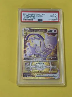 Mewtwo VSTAR 091/071 S10b: Pokemon GO Holo (Japanese). Ultra Rare. GEM MT 10 - Image 1