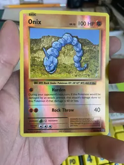 Pokemon Onix Reverse Holo XY Evolutions 61/108 LP - Image 1