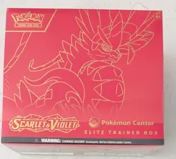 Pokemon Scarlet & Violet Base Set Pokemon Center Elite Trainer Box - Koraidon - Image 1