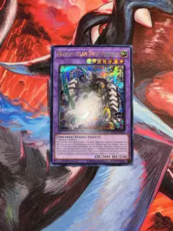 Yugioh! Mementotlan Twin Dragon MP25-EN067 Prismatic Secret Rare 1st Edition NM - Image 1