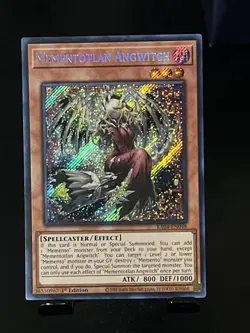 Yugioh! TCG Mementotlan Angwitch RA04-EN048 NM Secret Rare - Image 1
