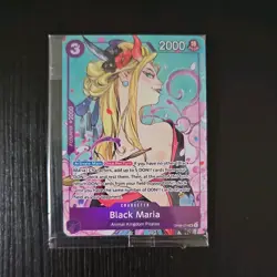 Black Maria (Illustration Box Vol.2) OP08-074 One Piece Promotion Cards Foil - Image 1