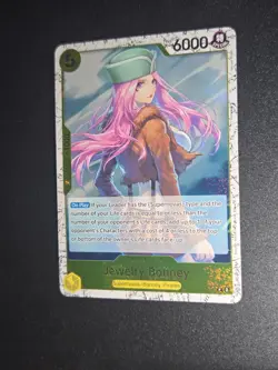 ONE PIECE JEWELRY BONNEY PROMO P-085 PIRATE HOLO ENGLISH - Image 1