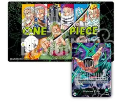 One Piece Card Game Eng- Official Playmat Vol. 4 Ronoroa Zoro - Sealed - Image 1