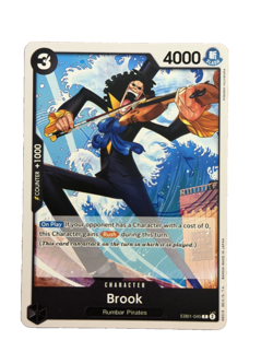 New: One Piece CCG Brook (045) EB01-045 Extra Booster: Memorial Collection - Image 1