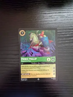 Disney Lorcana Fabled - Prince Phillip - Vanquisher of Foes #73/204 - Super Rare - Image 1