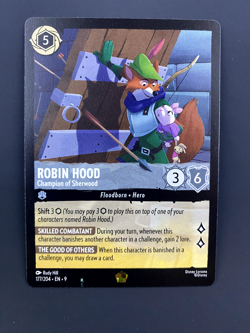 177/204 Robin Hood - Champion of Sherwood - Legendary - Fabled - Disney Lorcana - Image 1