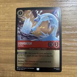 Disney Lorcana Foil Liquidator - Iced Over Winterspell 111/204 Uncommon NM - Image 1