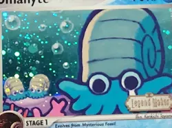 Omanyte 60/92 Legend Maker STAMPED Reverse Holo Pokemon Card 2006 - Image 4