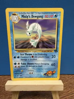Pokemon TCG Misty’s Dewgong 54/132 Gym Challenge Uncommon WOTC Vintage Card - Image 1