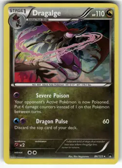 Dragalge 86/122 XY - BREAKpoint LP Pokemon Card TCG - Image 1