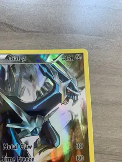 Pokemon Dialga XY77 Black Star Promo Rare Holo Card 2015 Full Art - Image 4