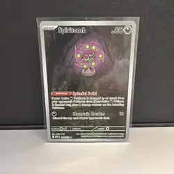 Pokemon TCG Spiritomb 148/132 Mega Evolution Illustration Rare Card NM Condition - Image 1