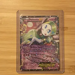 Pokemon TCG Card Legendary Treasures Radiant Collection Meloetta EX RC11/RC25 - Image 1