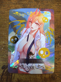 SSR Beautiful Waifu Card - Power - Goddess Story Chainsaw Man Foil - Image 1