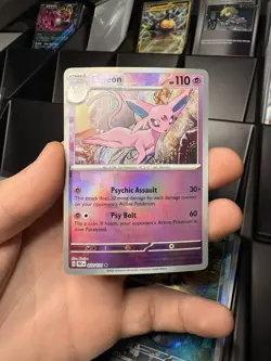 Pokemon Espeon Poke Ball 033/131 Sv: Prismatic Evolutions Rare Holo 110 HP Card - Image 1