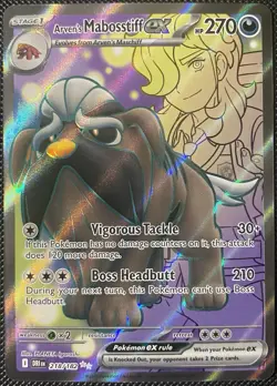 Arven's Mabosstiff ex 218/182 Sv10: Destined Rivals Holo - Pokemon Card - Image 1