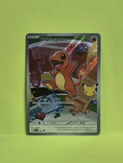Pokemon Charmander 038 First Partner Illustration Holo Full Art - Image 1