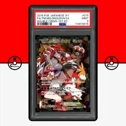 Pokemon PSA 9 SET Groudon Kyogre EX Team Aqua's Magma's 015/034 006/034 CP1 - Image 3