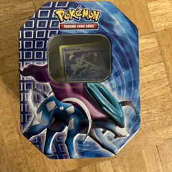 Pokemon Suicune 2010 Tin With 84 Assorted Playing Cards 820650106811 - Image 4
