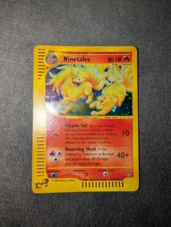 Pokemon TCG Ninetales Holo Aquapolis H19/H32 - Image 1