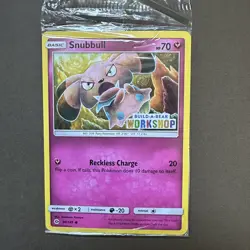Pokemon TCG Snubbull Build-A-Bear Workshop Exclusive 090/149 Sealed Fairy Card - Image 1