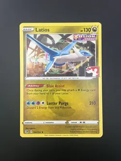 Latios 194/264 Pokemon Prize Pack Series Fusion Strike Variant - Image 1