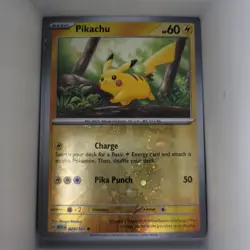 Pikachu 025/165 Common 151 Pokemon Reverse Holo Cosmo Near Mint - Image 1