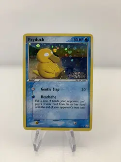 Pokemon TCG Psyduck Ex Team Rocket Returns Holo 70/109 Stamp English - Image 1