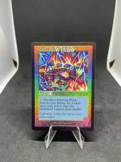 Evolving Wilds (Rainbow Foil) Secret Lair Drop Foil MTG - Image 1