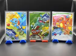 Pokemon TCG First Partner Illustration Collection Series 1 Kanto GEN 1 Starters - Image 1