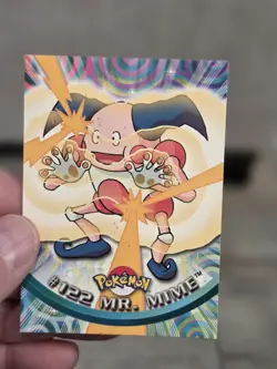 topps series 3 pokemon Mr Mime Blue Label #122 - Image 1