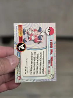 topps series 3 pokemon Mr Mime Blue Label #122 - Image 2