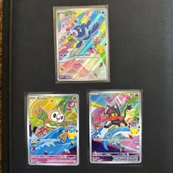 Pokemon TCG First Partner Illustration Collection Alola: Rowlet, Litten, Popplio - Image 1