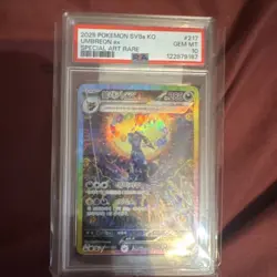 (Damaged case)Pokemon SV8a KO Umbreon ex Special Art Rare Holo #217 Kore PSA 10 - Image 1